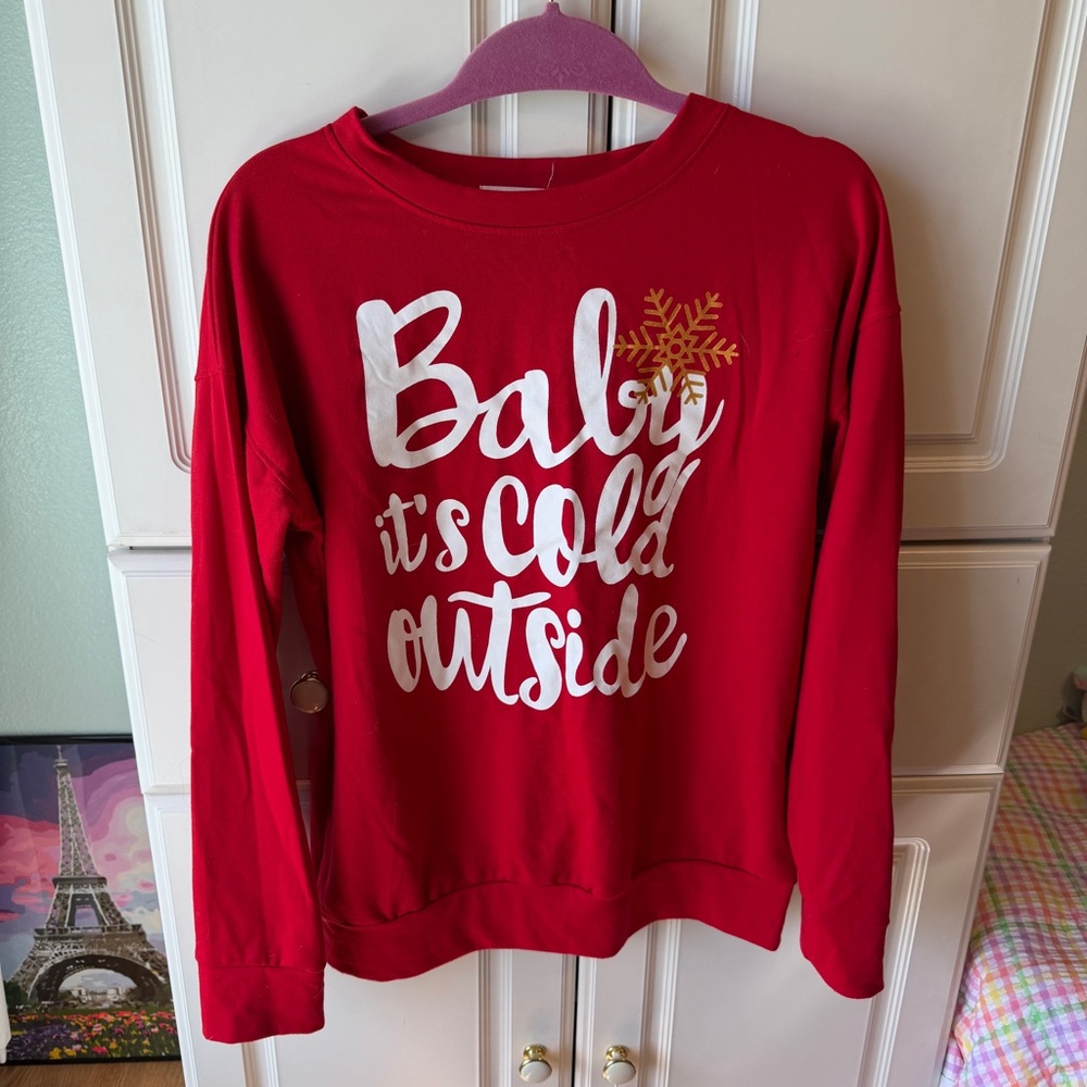 Baby it’s Cold outside red Christmas Shirt!